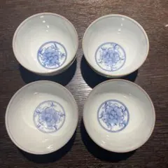 青い花模様の湯飲み8個セット - メルカリ