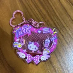 ☆ハローキティ グリッターアクリルキーホルダー 原宿サンリオショップ限定☆