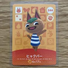 あつまれどうぶつの森 アミーボ　amiiboカード ヒャクパー あつ森