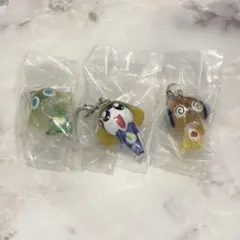 新品【ケロロ軍曹】めじるしアクセサリー　タママニ等兵ドロロ兵長ケロロ軍曹色ver