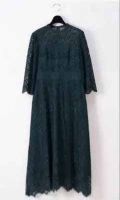 値下！グレースコンチネンタル　ハイネックレース　ワンピ　未着用