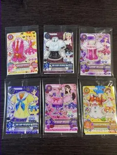 セブンイレブン　未開封 アイカツカード 全6種 コンプセット　コンプリート