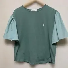 U.S.POLO ASSN. フレンチ袖Tシャツ