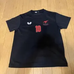 Butterfly 卓球 Tシャツ S ブラック MIZUTANI 10 JUN