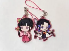 栗花落カナヲ 胡蝶しのぶ ラバーキーホルダー