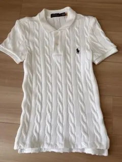 POLO RALPH LAUREN ポニー刺繍 半袖コットンニット XS - メルカリ