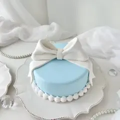 ビッグリボンケーキ クレイケーキ フェイクケーキ