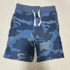 GAP 青系迷彩 ハーフパンツ 100cm
