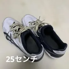 ASICS スパイクシューズ ホワイト/ネイビー