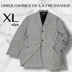 【完売品】UNIQLO✖️INES イネスコラボ　ソフトツイードジャケット　XL
