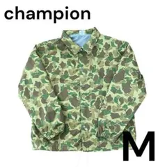 champion 迷彩 カモフラ コーチジャケット M