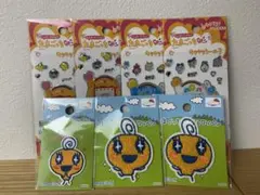 たまごっちワッペンシール3枚、キラキラシール 4枚セット