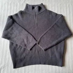 ハーフジップセーター ニット