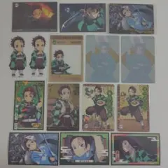 鬼滅の刃 竈門炭治郎 カード ステッカー セット