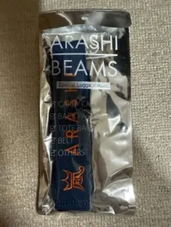 嵐を旅する展覧会 BEAMS ラゲッジマーク（青）