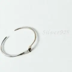 シルバー 925 ブレスレッド ウェーブバングル ウェーブブレスレット バングル