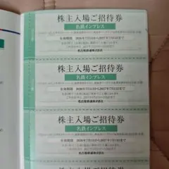 名鉄 株主優待 3枚 リトルワールド 南知多ビーチランド 日本モンキーパークのサムネイル