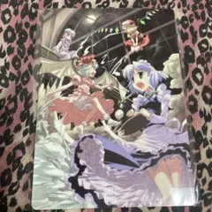 東方project 超希少　ホワイトキャンパス　下敷き　FF5