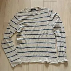 ZARA MAN ボーダー ニット セーター Sサイズのサムネイル