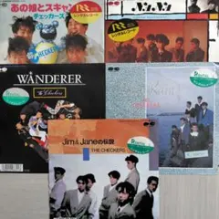 チェッカーズEPレコード5枚セット（レンタル落ち）