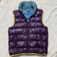 訳あり　CHUMS リバーシブル ダウンベスト 青