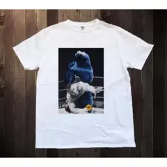 新品 送料込 クッキーモンスター プロレス Tシャツ XL(LL)