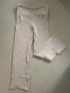 LEPSIM マタニティ　ニットパンツ Fサイズ