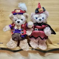 ディズニーシー　ハロウィン　ぬいぐるみバッジ