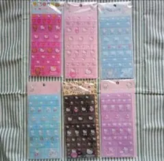 ハローキティ　タイルシール　セット　6種