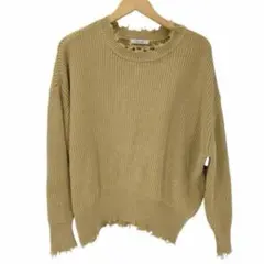 JEANASIS 5G クラッシュアゼニット イエロー ダメージ加工