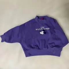 ミッキーマウス トレーナー 紫色 110
