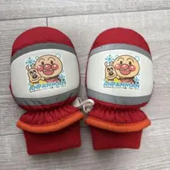 アンパンマン ベビー用ミトン 赤