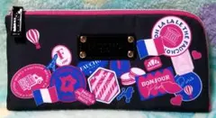 FAUCHON【マルチウォレット】フォションプリント◆薄型軽量仕様