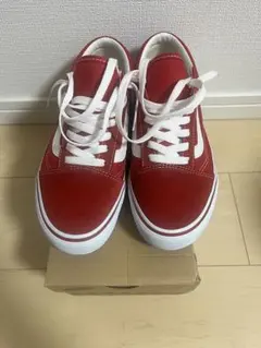 【新品】VANS オールドスクール OLD SCHOOL赤25.5cm