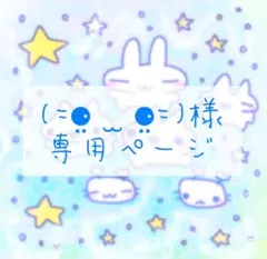 (=⚈̤ ̫ ⚈̤=)様　専用ページ