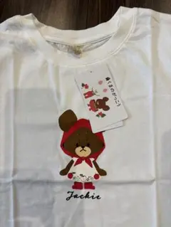 Jackie イラスト 半袖Tシャツ ホワイト