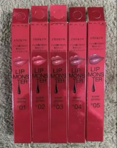 KATE リップモンスター ツヤバース　全５色セット