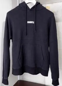 美品 EXAMPLE starter ブラック パーカー M ブラックのサムネイル
