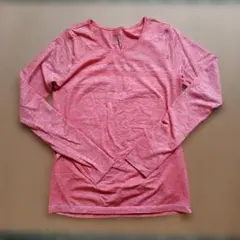 Nike Dri-FIT ピンク 長袖Tシャツ Lサイズ