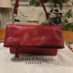 GIANNI CHIARINI ショルダーバッグ DUA XSレッド - メルカリ