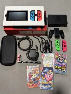 Nintendo Switch 本体 付属品完備 パッケージソフト4つのサムネイル
