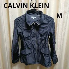 良品⭐CALVIN KLEIN ネイビー撥水ジャケット レディース M　ゴルフのサムネイル