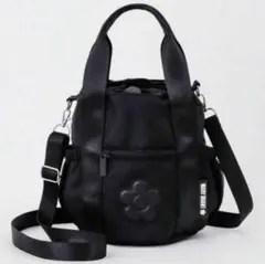MARY QUANT ブラック ショルダーバッグ