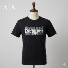 A|X アルマーニエクスチェンジ ロゴ Tシャツ S ブラック USA製