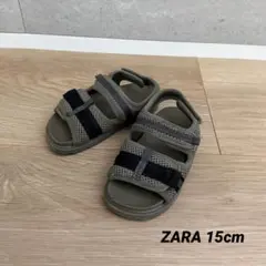 ZARAbaby オリーブグリーン テクニカルメッシュサンダル