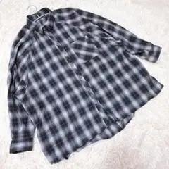 CHIPCLIP シャツ　チェック柄　長袖　綿100% 大きめ　カジュアル