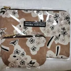 ハンドメイド 北欧風ポーチセット