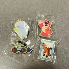 トイストーリー　ピンバッジ　4点セット