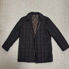 SHIPSシップス チェック　ブルゾン　キルティング　キッズ子供　サイズ150