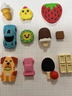 おもしろ消しゴム　12点まとめ売り
